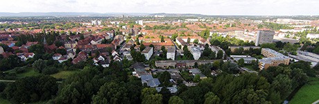 Hannover Panorama Luftaufnahme