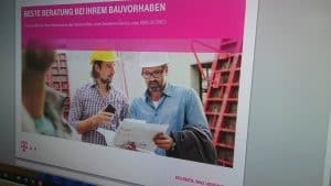 Bauvorhaben Beratung der Telekom