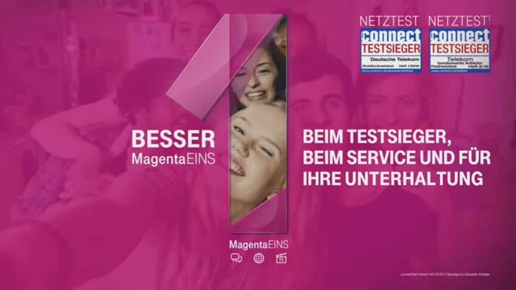 Besser Magenta 1: Telekom ist Testsieger