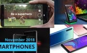 Diese 4 neuen Top-Smartphones erscheinen November 2018