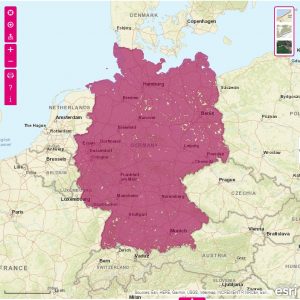 Telekom LTE-Netzausbau Karte