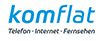 Logo vom Internetanbieter komflat