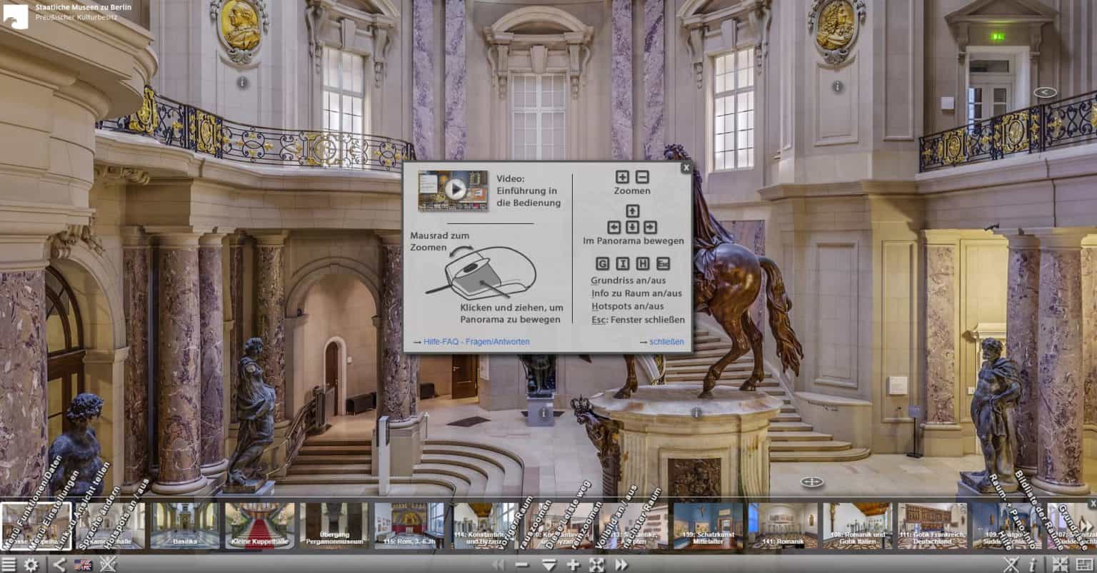 Virtueller Rundgang- Staatliche Museen zu Berlin