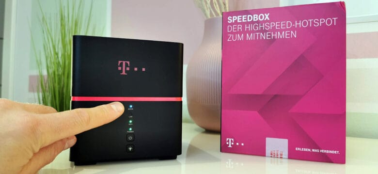Telekom Speedbox Verbindung hergestellt