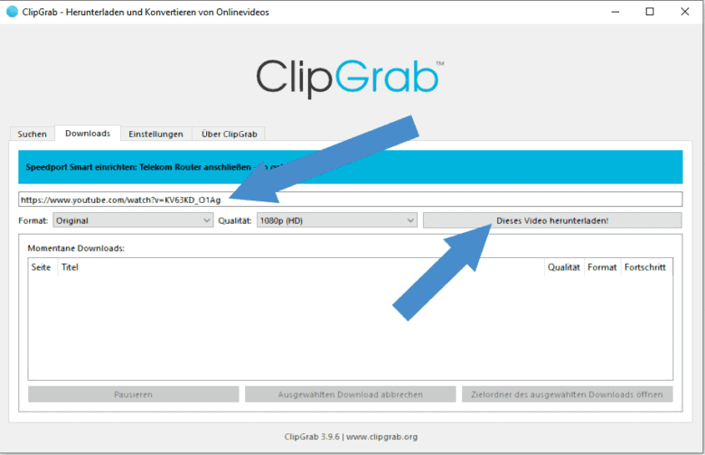Clipgrab Youtube-Downloader