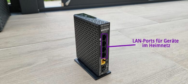 LAN-Ports Netgear Router