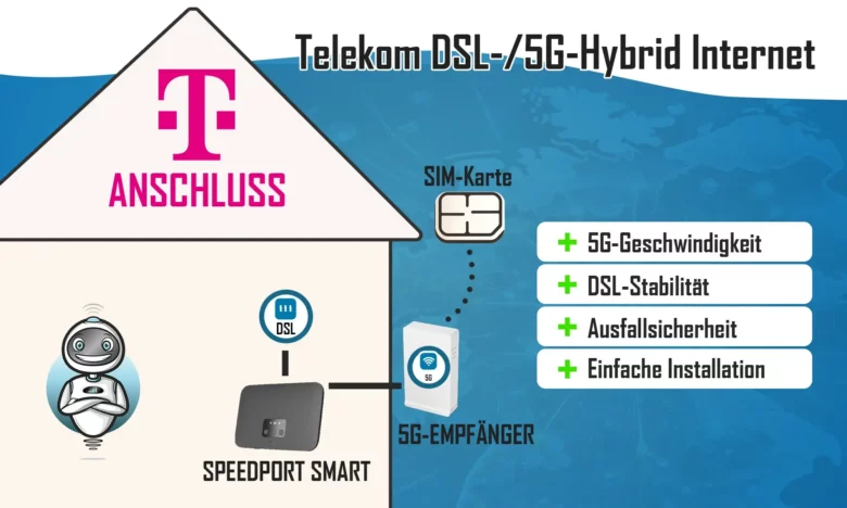 Telekom DSL mit 5G - Hybrid-Internet