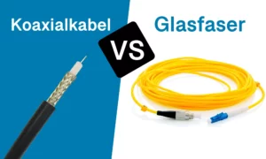 Glasfaser vs. Kabel - Vergleich